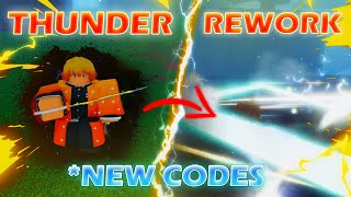 20 New Codes The NEW Thunder Breathing is Deadly 💀 in Slayers Unleashed Roblox [upl. by Lapham]