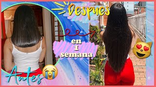 COMO HACER CRECER EL CABELLO EN UNA SEMANA [upl. by Monie]