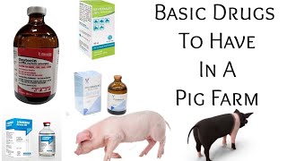 Important Drugs To Have In A Pig Farm [upl. by Halian706]