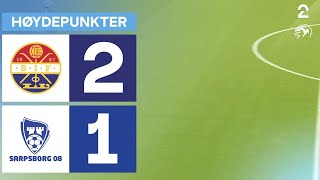 Strømsgodset 2  1 Sarpsborg 08  Høydepunkter [upl. by Hestia]