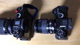 🤓 FUJI XH1 vs XT2 side by side comparison [upl. by Irish]