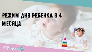 Режим дня ребенка в 4 месяца [upl. by Ecaj]