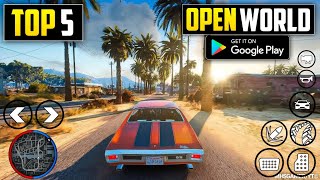 Top 5 best open world games for android  Best open world games 2023 🔥 [upl. by Nedap]