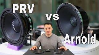 PRV AUDIO 6MR500NDY 65 VS Deaf bonce Arnold APM67AN 612quot best car audio mid range speakers test [upl. by Garbers]