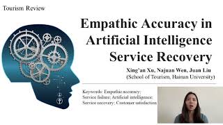 Empathic Accuracy in Artificial Intelligence Service Recovery [upl. by Nyleikcaj223]