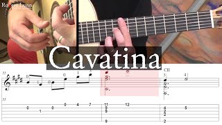 CAVATINA  The Deer Hunter  Stanley Myers  Full Tutorial with TAB  Classical Guitar [upl. by Frederiksen]