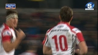 James McKinney Kicks Penalty  Ulster v Edinburgh Fri 22nd Nov 2013 [upl. by Layor]