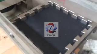 rubber floor rubber matrubber tiles Curing vulcanizer press machine [upl. by Netsirc447]