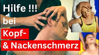 Partner Massage Akupressur amp Physiotherapie So helft ihr euch selbst  Teil 1 Kopfamp Nacken [upl. by Day665]