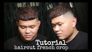 Barber tutorial FRENCH CROP haircut [upl. by Malissa]