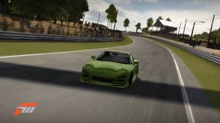 RX7 doing 265 MPH on the old Le mans [upl. by Nilrac]