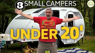 Small Camper Trailers with Bathrooms Under 20 [upl. by Ahsinroc]