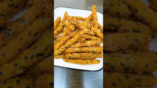 Crispy Cheese Coated French Fries  Easy Snack Recipe CheeseFries CrispyAndCheesy SnackTimeasmr [upl. by Quintie]