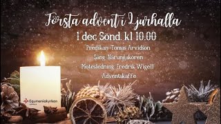 Gudstjänst i kyrkan och digital 1 December 2024 [upl. by Anelaj422]