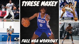 Tyrese Maxey FULL NBA WORKOUTTRAINING  Awakening Of The New NBA Superstar NBA [upl. by Jonas]