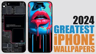 The BEST iPhone Wallpapers 2024  How To Get Them [upl. by Elvina]