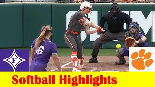 Furman vs 17 Clemson Softball Game Highlights April 2 2024 [upl. by Hume]