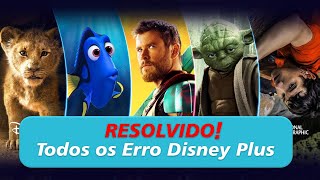 Resolvido  Erro no Disney [upl. by Lonergan]