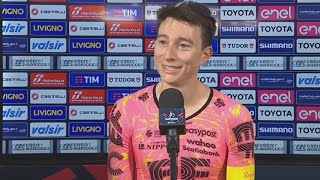 Neilson Powless  Interview After Winning  GRAND PIEMONTE 2024 [upl. by Kralc]