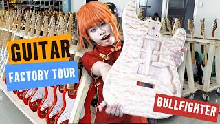 Unveiling the Secrets Bullfighter Electric Guitar Factory Tour！ [upl. by Rimidalg317]