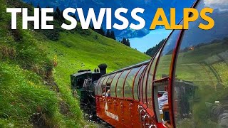 Riding the Most Beautiful Train Journey in Switzerland 🇨🇭 Bernina Express [upl. by Enialed]