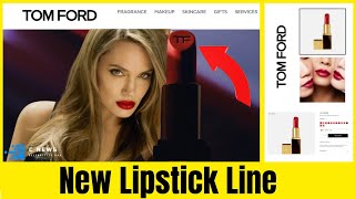 Angelina Jolie Stuns as the New Face of Tom Ford Beauty’s Runway Lip Color [upl. by Aleicarg]