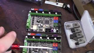 MKS Gen L vs SKR 11 8bit vs 32bit side by side board comparison [upl. by Zedecrem806]