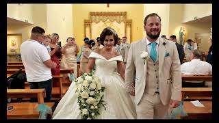 Gorgeous Gypsy Wedding Ceremony in St Josephs Church [upl. by Yorke764]