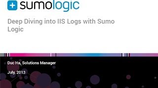 Make Your IIS Logs Work for You with Sumo Logic  Webinar [upl. by Cattima]