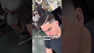 CombOver Fade Haircut 💈✂️ buzzcut barber combover [upl. by Behlke]