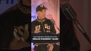 No podemos prometer otra Morales vs Barrera Valdez boxeo sports [upl. by Erme]