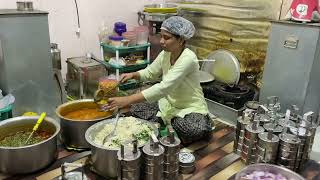 Nashik Lady Running Successful Home Tiffin Business  Indian Street Food [upl. by Mckay]