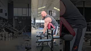 James Hollingshead Bicep Workout  Spider Curls  Mr Olympia 2024 Jameshollingshead mrolympia2024 [upl. by Reede]