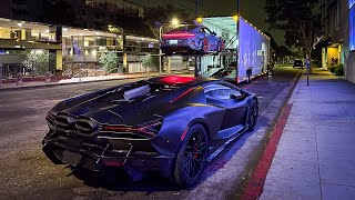 Whoops 800000 Lamborghini Revuelto Crashes into Porsche [upl. by Liebman]