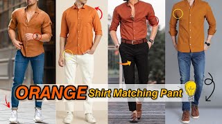 Orange Shirt Combination Pant  Orange Shirt Matching Pant [upl. by Ailbert208]