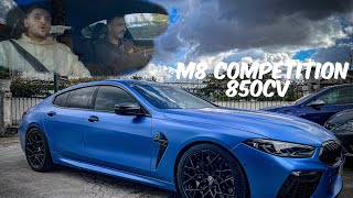 M8 competition com 850cv  PASSEI MAL  😳 [upl. by Eicrad113]