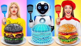 Me vs Grandma Cooking Challenge with a Robot  Fantastic Food Hacks by Multi DO Smile [upl. by Meeks]