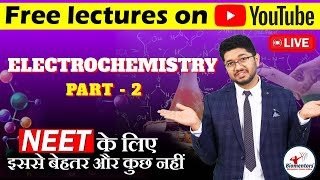 Electrochemistry Part 2 l Chemistry Free lectures l Biomentors online l NEET Live [upl. by Lleksah808]