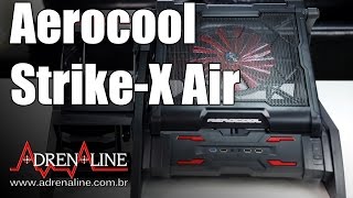 Gabinete aberto gamer Aerocool Strike X Air  migrando nosso sistema de gameplays [upl. by Attelrahs]