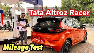 मायलेज टेस्ट Tata Altroz Racer 2024 marathi car news [upl. by Euv]