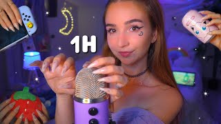 ASMR de 1H avec des ongles pointus🌙 [upl. by Innos]