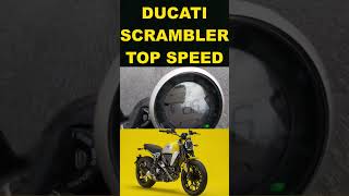 DUCATI SCRAMBLER Top Speed [upl. by Painter]