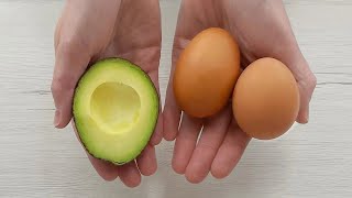 Avocado und Eier mischen  dieses Rezept hat alle überrascht Sehr lecker [upl. by Reo432]