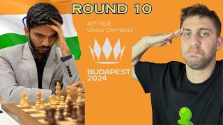 Chess Olympiad 2024 Recap Round 10 INDIA vs USA [upl. by Nus]