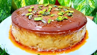 Caramel Pudding Recipe  Perfect And Easy  No Oven [upl. by Adelpho515]