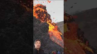 Anjan Jagah  Volcano volcano volcanicisland lava volcanoisland fire volcanic iceland nature [upl. by Fronnia218]