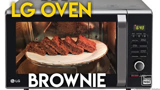 Brownie Recipe microwave oven in convection mode  LG oven brownie [upl. by Alam74]