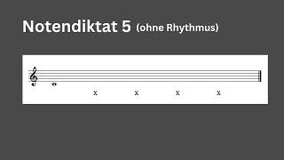 Notendiktat für Anfänger 5 – Gehörtraining mit Solmisation [upl. by Rotberg]