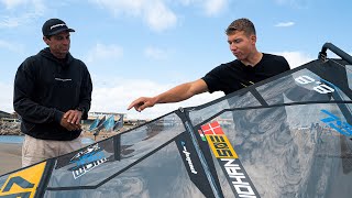 Foil Sail Tuning Secrets with PWA Champions Johan Soe amp Andrea Cucchi  Windsurf Tutorial [upl. by Maram]