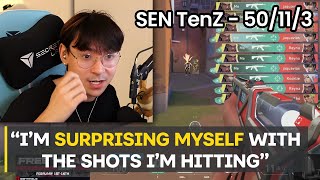 SEN TenZ Shocked As He Drops 50 After Switching To Low SensTDM [upl. by Klatt]